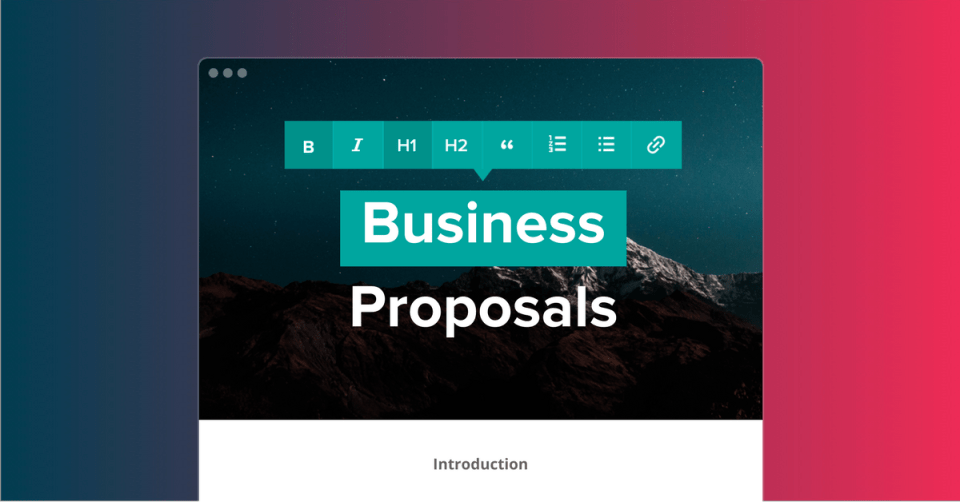 business proposals