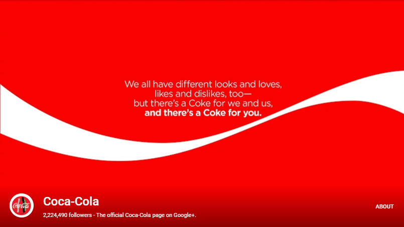 Cocoa-Cola Google+ Profile