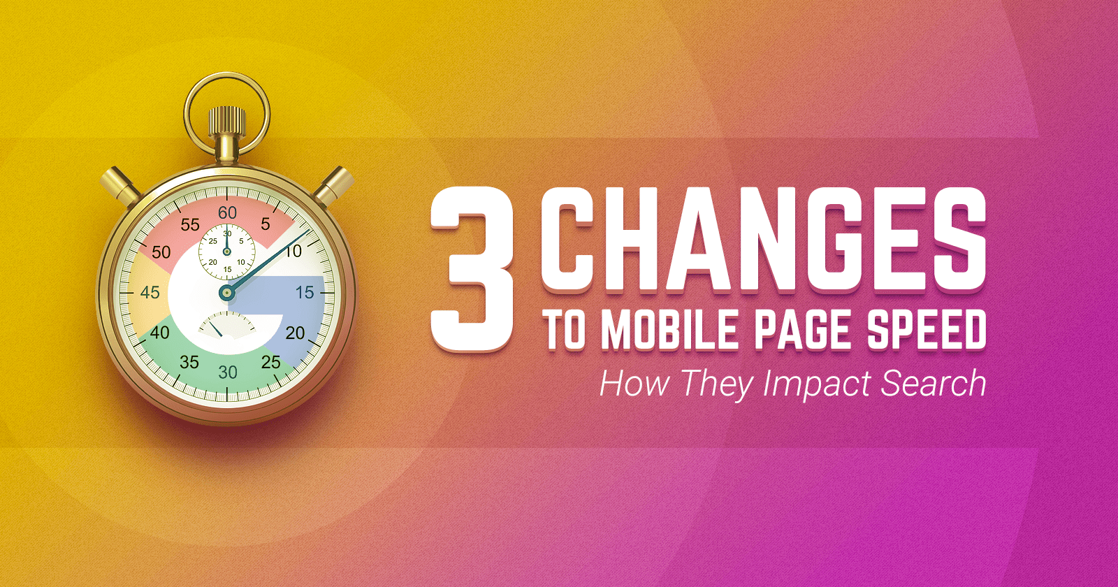 3 Changes to Mobile Page Speed and How They Impact Search