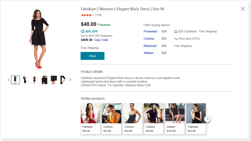 Bing Enhances Product Ads With Multiple Images, Ratings, More