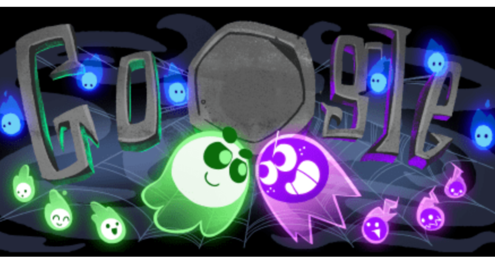 Google Doodle celebrates Halloween with a 'trick-or-treat' game