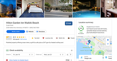 Google Redesigns the Hotel Search Experience on Desktop