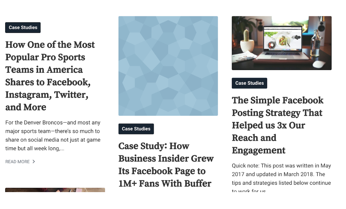 Buffer Case Studies