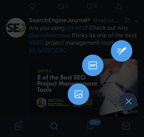 Twitter Redesigns iOS App for One-Handed Scrolling