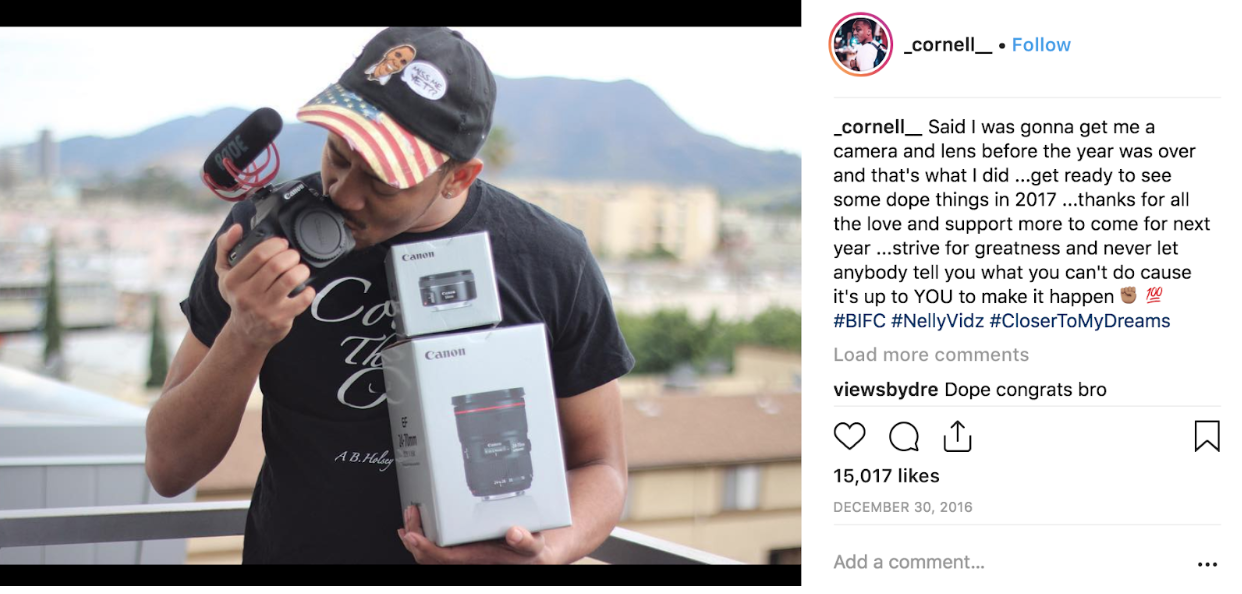 Cornell Ross Instagram Post