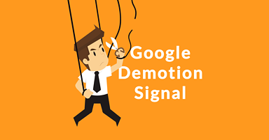 Google Demotion Signal