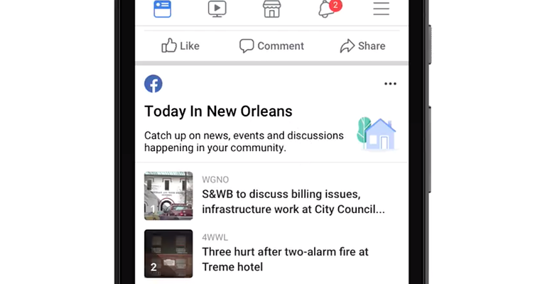 Facebook Makes it Easier to Find Local News and Information