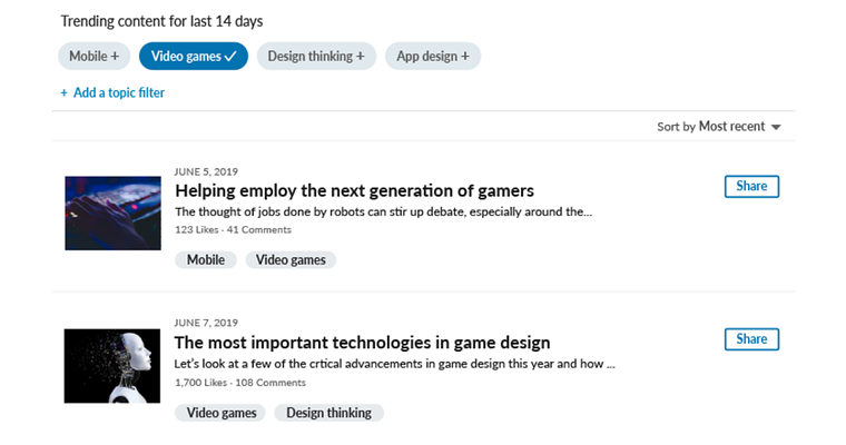 LinkedIn Now Suggests the Best Content for Company Pages to Share