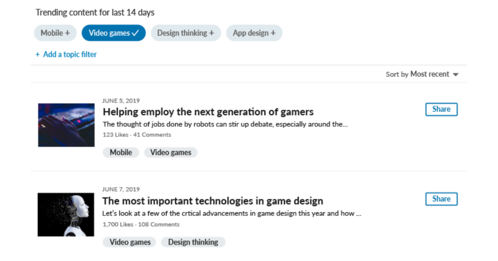 LinkedIn Now Suggests the Best Content for Company Pages to Share