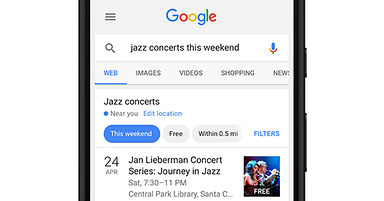 Google Search Console Adds Event Listings to Performance Reports
