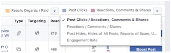 fb shares per post choice