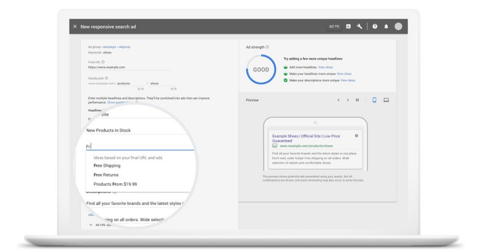 Google Introduces 4 New Tools for Responsive Search Ads