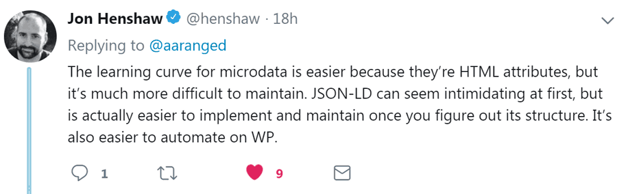 screenshot of a tweet by Jon Henshaw