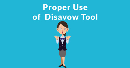 featured image. Says proper use of disavow