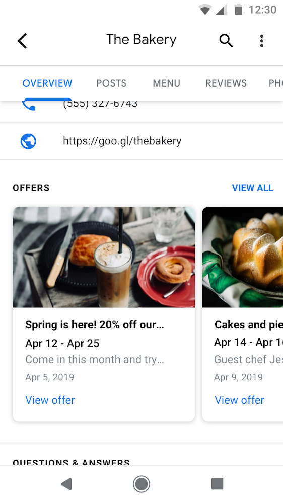 Google Lets Businesses Create a Carousel of Recent Offers