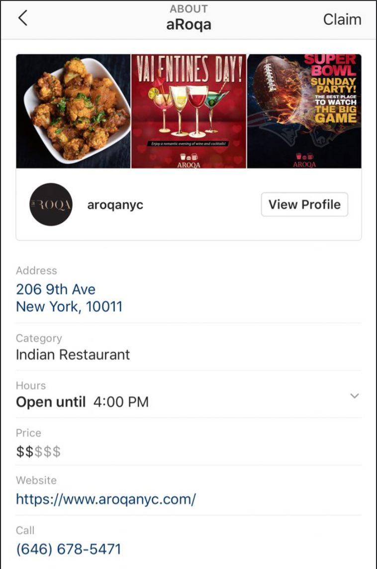 Instagram Rolls Out In-App Local Business Profile Pages