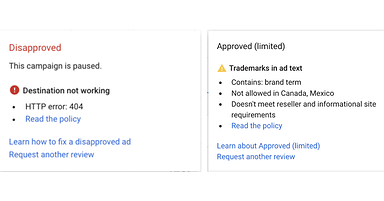 Google Ads to Provide Users With More Assistance After Ad Disapprovals