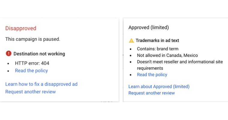 Google Ads to Provide Users With More Assistance After Ad Disapprovals