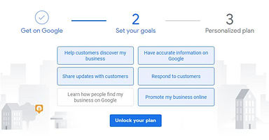 Google Asks Businesses to Set Their Goals in New GMB Onboarding Process
