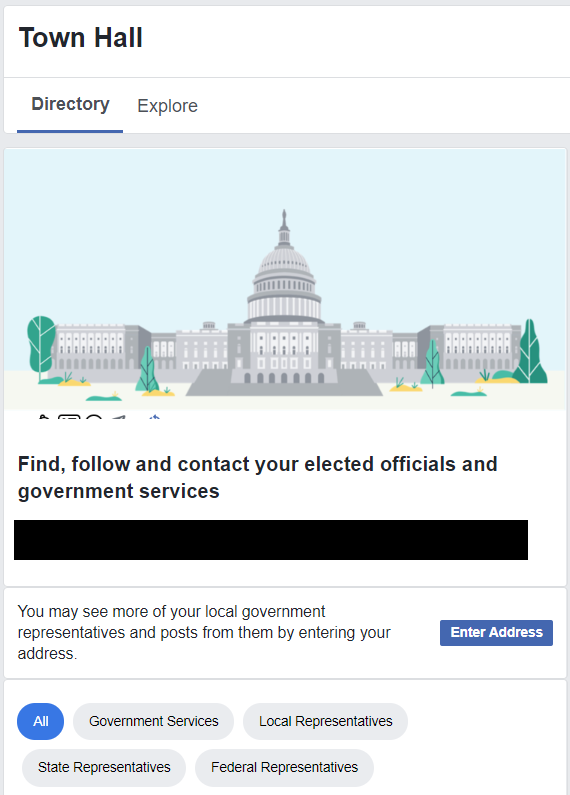 Facebook город