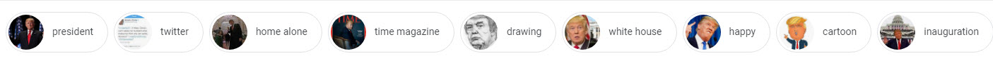 Donald Trump Image Search Labels