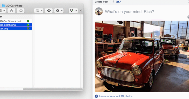 Facebook Lets Users Share 3D Photos in Stories