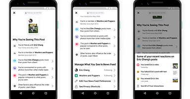 Facebook’s “Why Am I Seeing This Post?” Explains How its News Feed Algorithm Works