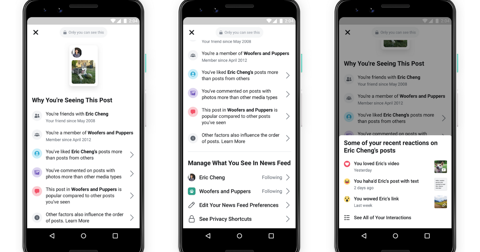 Facebook’s “Why Am I Seeing This Post?” Explains How its News Feed Algorithm Works