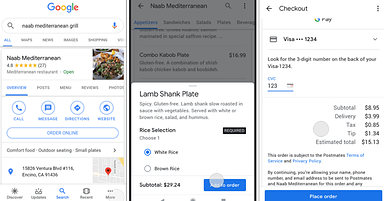 Google Adds Ability to Order Food Directly From Search Results