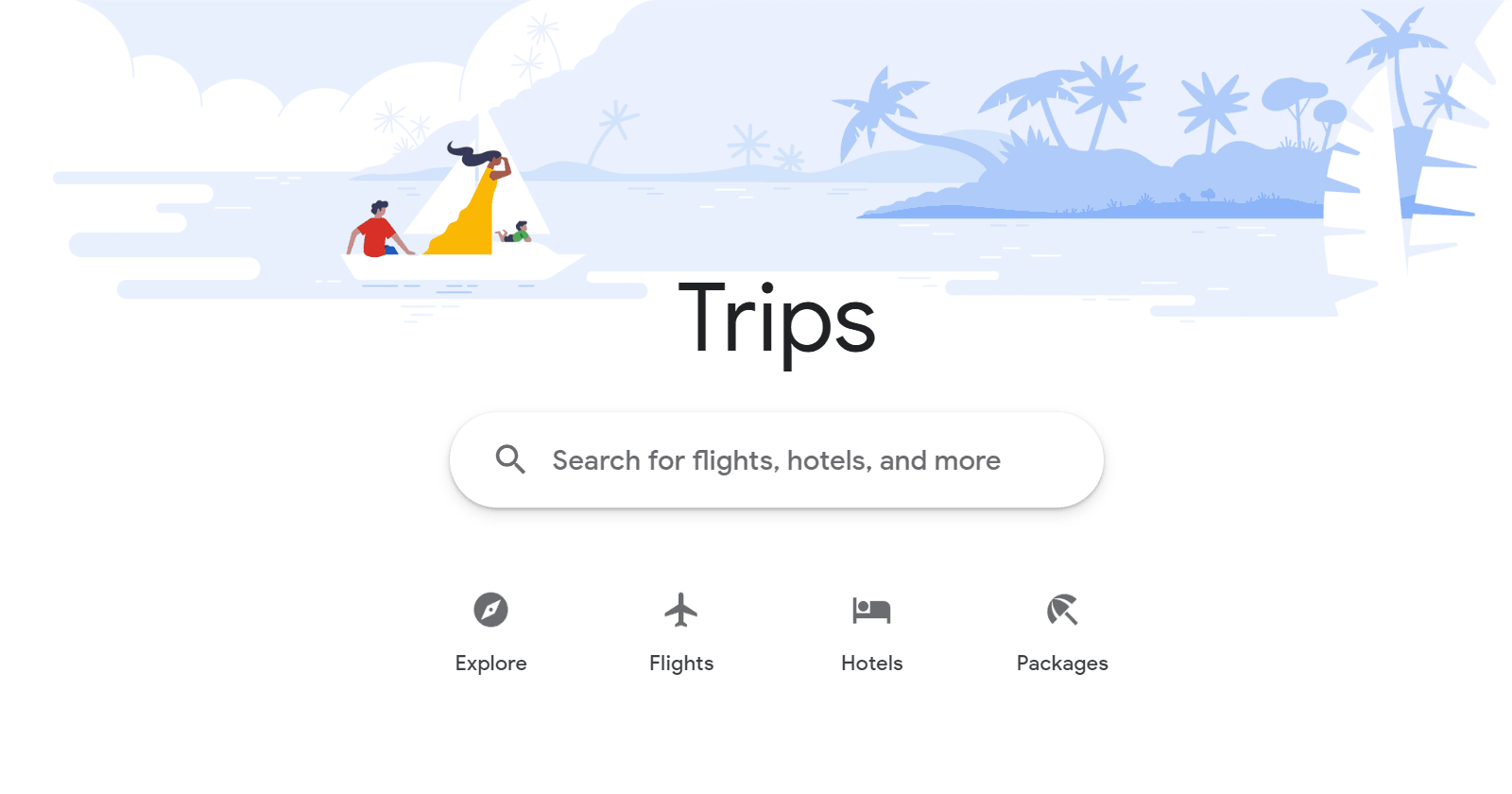 Google Trips Travel Planning