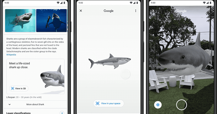 Google Brings Augmented Reality to Search Results