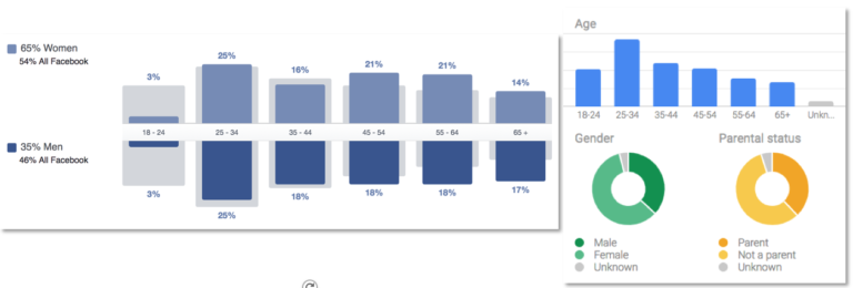 Facebook & Google Ads Demographic Comparisons