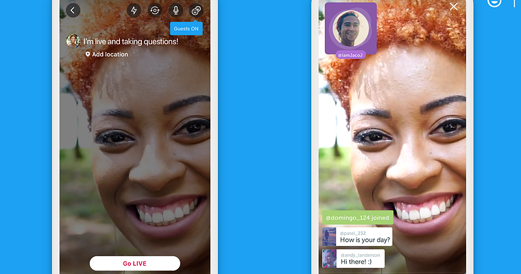 Twitter Lets Users Host Live Videos With Up to Three Guests