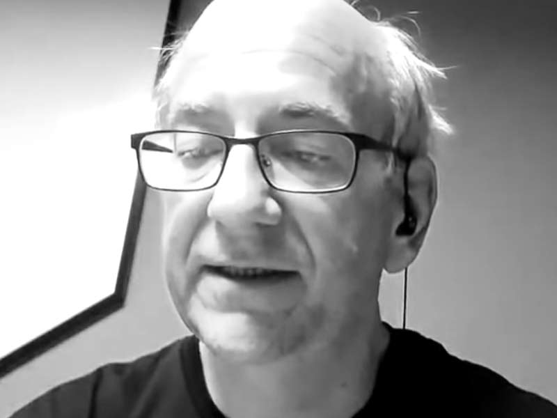 Screenshot of Google's John Mueller in a Webmaster Hangout