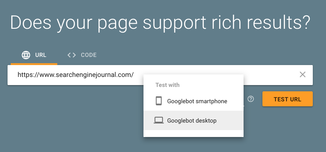 Google&#8217;s Rich Results Testing Tool Updated With Desktop &#038; Mobile Selector
