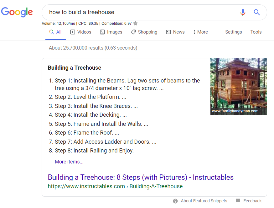 How to build a treehouse?