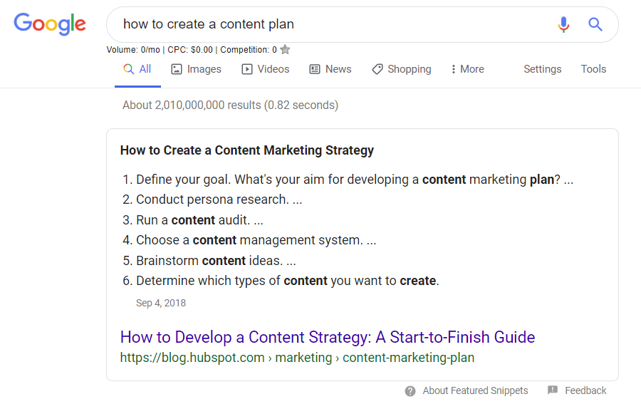 How to create a content plan?