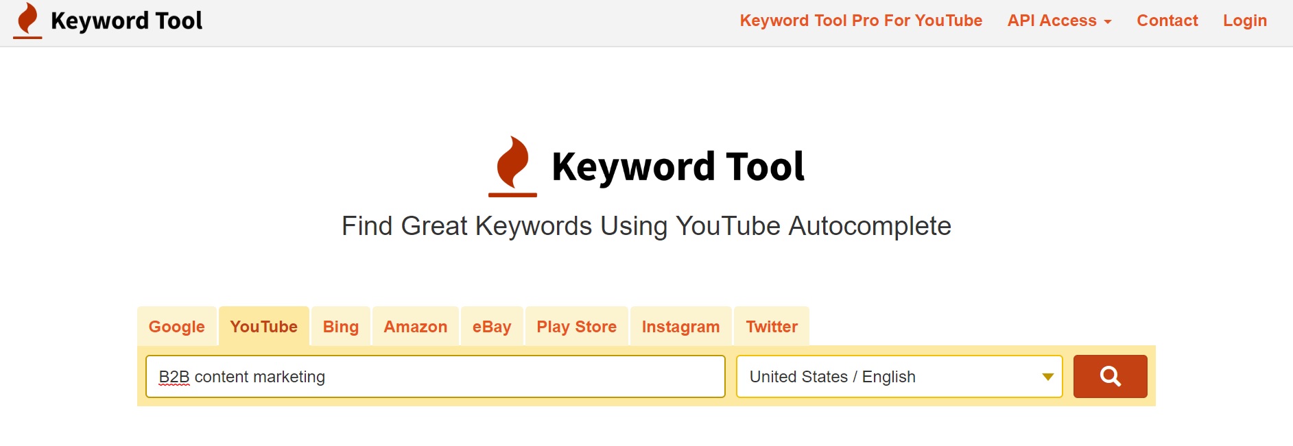 Keyword Tool