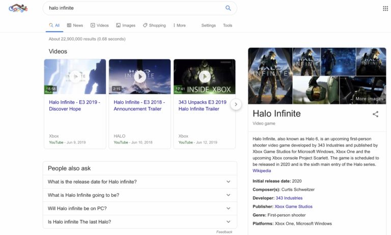 Google is Testing a New Search Interface for Video Games