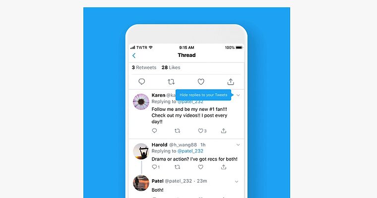 Twitter Officially Rolls Out ‘Hide Replies’ Feature in the US