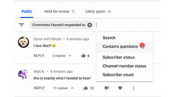 YouTube Makes it Easy for Creators to Search Through and Filter Comments
