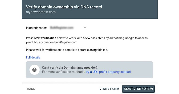 Google Search Console Makes it Easier to Verify Domain Properties