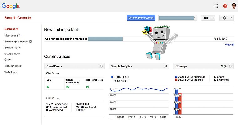 Google Says Goodbye to the Old Search Console