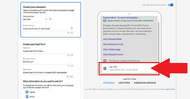Google Ads is Testing New Lead Form Extensions