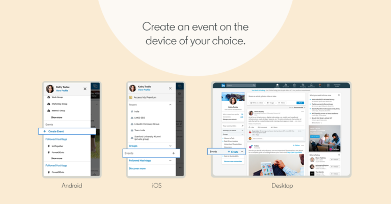 LinkedIn Gets a New Tool for Planning In-Person Networking Events