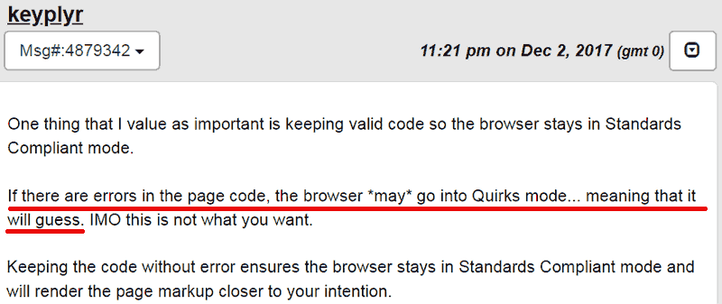 Screenshot of a webmasterworld forum discussion.