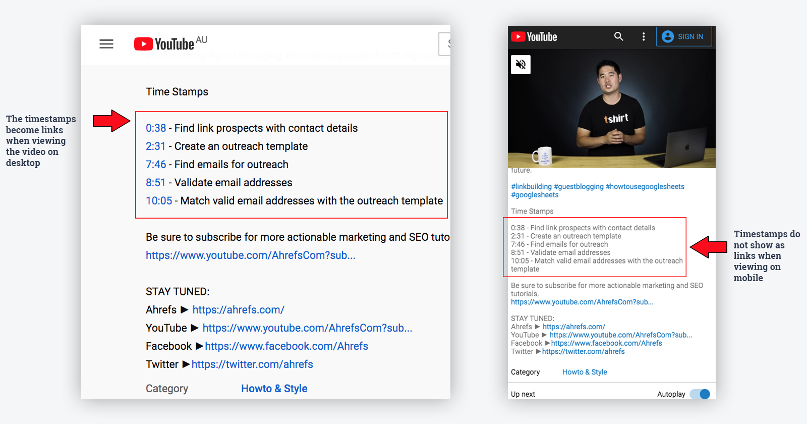 How To Add Timestamps To Your Videos