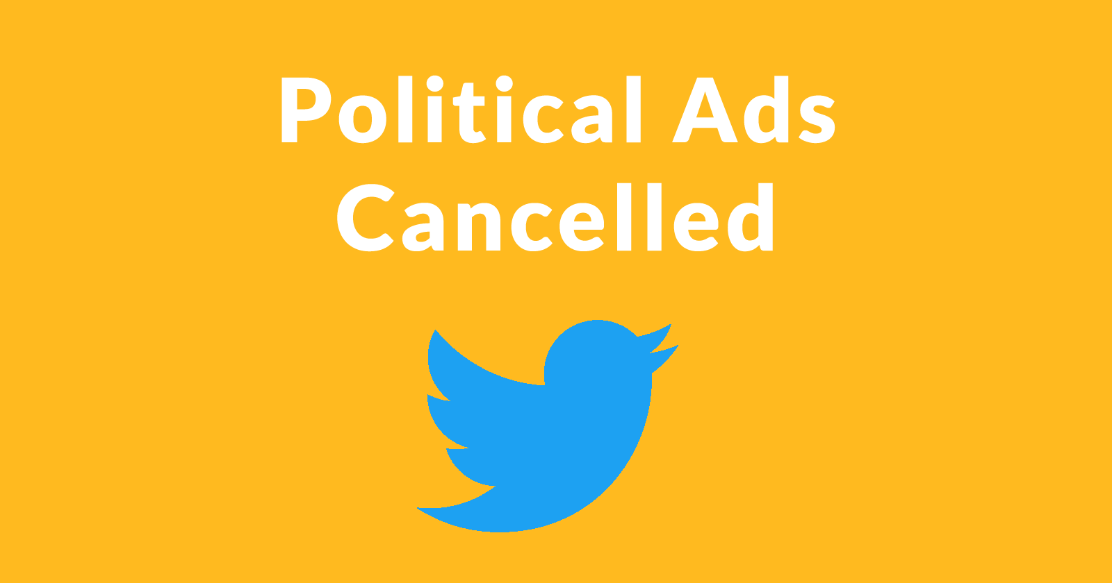 Political ads cancelled