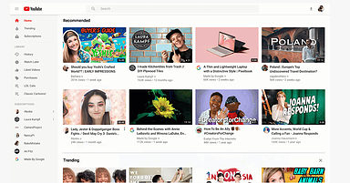 YouTube Launches a Redesign of its Desktop Homepage