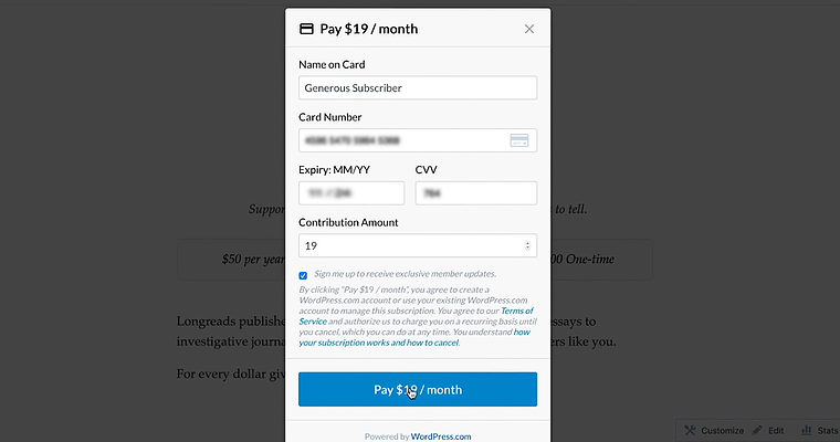 WordPress.com Introduces A New Way For Websites to Make Money